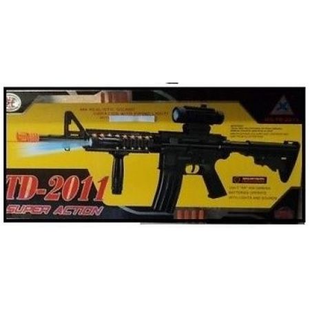 TD2011 B/O SUPER ACTION TOY MACHINE GUN