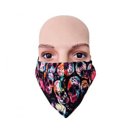 FASHION TEXTILE MULTI SKULL MASK