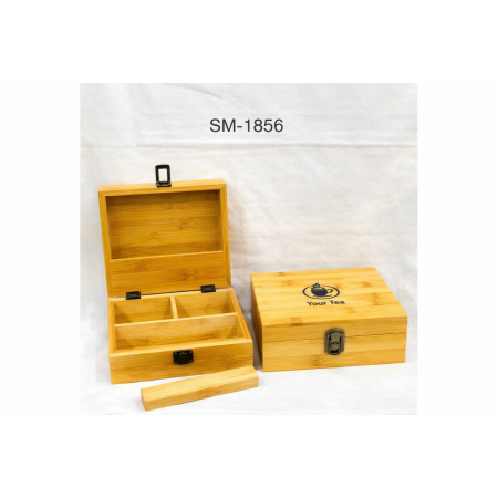 PUF WOODEN BOX