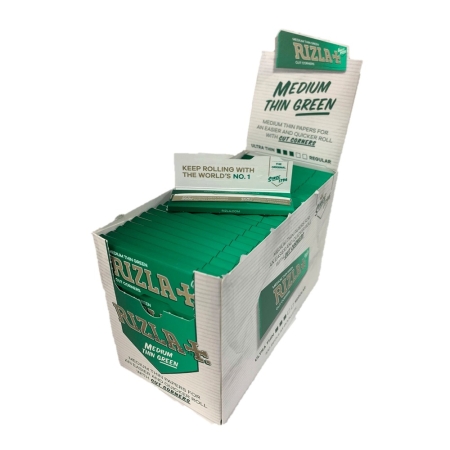 RIZLA GREEN REGULAR PAPER (PACK OF 100)