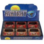 GLASS ASHTRAY ROUND BIG (PACK OF 6) - Image 1