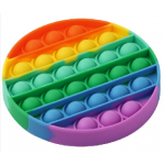 CIRCLE RAINBOW BUBBLE POPPING SENSORY DE-STRESS TOY - Image 1