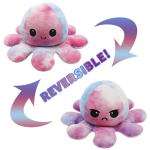 MU0140 MULTICOLOUR REVERSIBLE OCTAPUS PLUSH TOY 40CM - Image 1