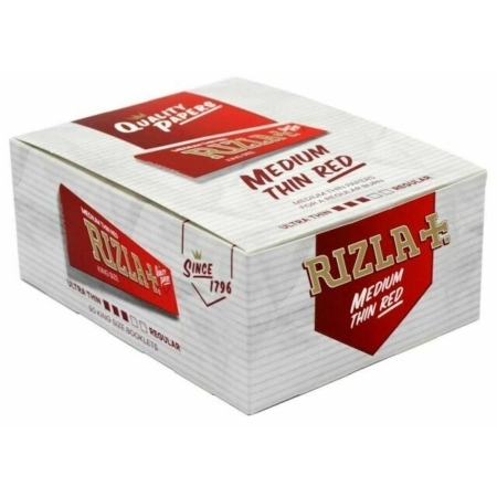 RIZLA RED KING SIZE PAPER (PACK OF 50)