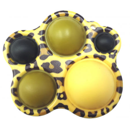 ANIMAL PRINT BUBBLE POPPING SIMPLE DIMPLE FIDGET SENSORY TOY