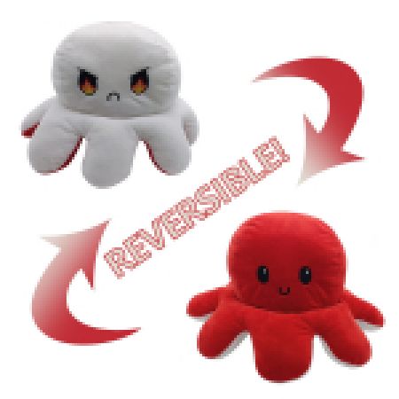 NA0140 REVERSIBLE OCTOPUS PLUSH TOY 40CM