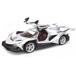 565-AK27 1:14 SCALE RADIO CONTROL SPORTS POLICE CAR - Image 1