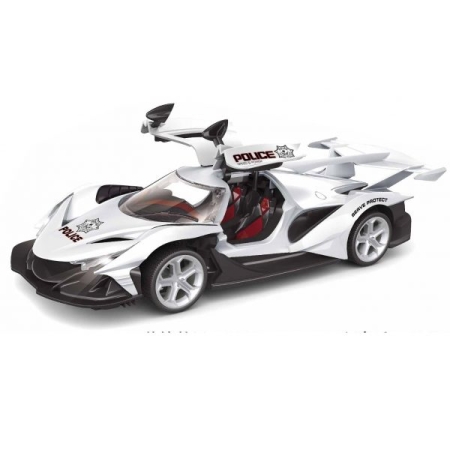 565-AK27 1:14 SCALE RADIO CONTROL SPORTS POLICE CAR