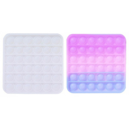 ULTRA-VIOLET SQUARE BUBBLE POPPING DE-STRESS TOY