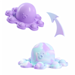 REVERSIBLE POPPING OCTOPUS FIDGET DE-STRESS TOY - Image 4