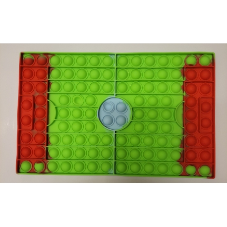 30CM FOOTBALL PITCH BUBBLE POPPING SENSORY DE-STRESS TOY