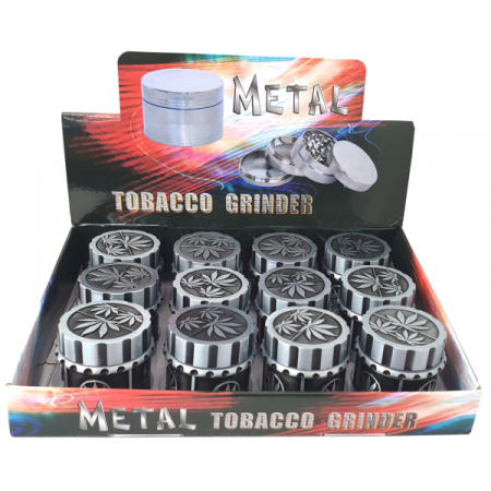 HX118K-1MY LEAF TOBACCO GRINDER (PACK OF 12)