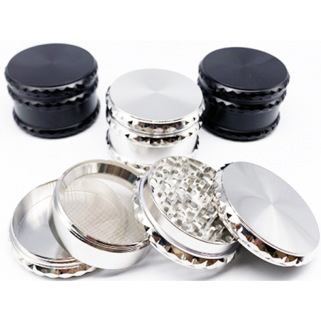 HX138 65MM METAL TOBACCO GRINDER (PACK OF 6)