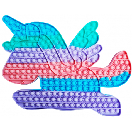 50CM PONY MACRON BUBBLE POPPING DE-STRESS TOY