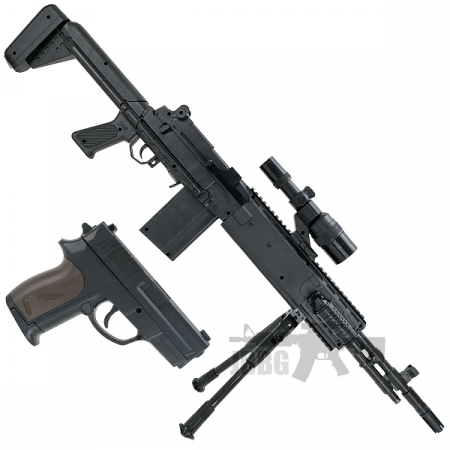 P1160 Airsoft BB Gun and Pistol Set