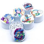 HXTQ40CP-2KT 40MM METAL TOBACCO GRINDER (PACK OF 12) - Image 1