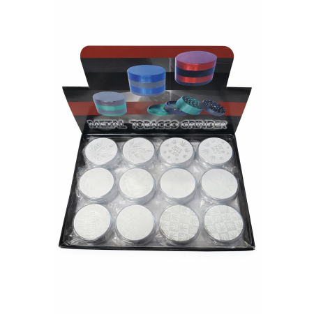 HX850PB-4TQ LEAF 50MM METAL GRINDER (PACK OF 12 )