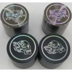 HX004PB-4TSKULL 40MM ALL MAGNET METAL GRINDER (PACK OF 12) - Image 1