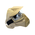 PRO AIRSOFT MASK CLEAR TAN - Image 2
