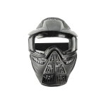 PRO AIRSOFT BLACK MASK CLEAR - Image 1