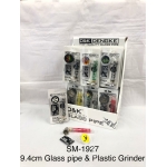 D&K 7050 GLASS PIPE AND PLASTIC GRINDER SET (PACK OF 24) - Image 1