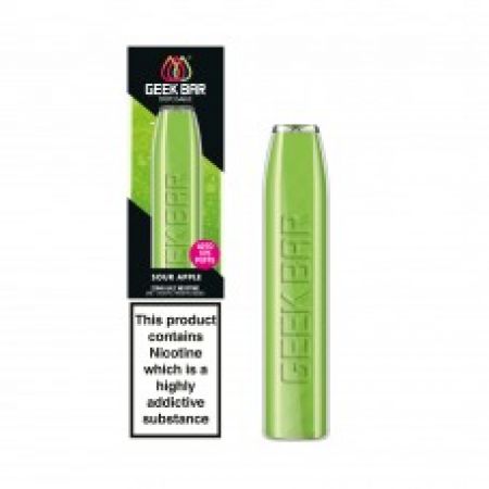 Geek Bar: Sour Apple 2ml 20mg - Pack of 10