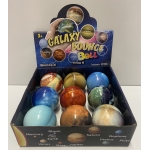 GALAXY DESIGN BOUNCY BALL (PACK OF 9) - Image 1