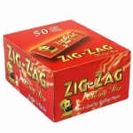 ZIG ZAG RED KING SIZE (PACK OF 50) - Image 1
