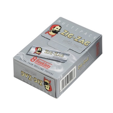 ZIG ZAG SILVER KING SIZE (PACK OF 50)