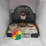 GLASS STORAGE JAR ( PACK OF 6 ) - Image 1
