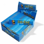 ZIG ZAG BLUE KING SIZE (PACK OF 50) - Image 1