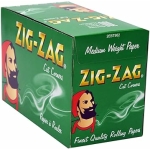 ZIG ZAG GREEN STANDARD (PACK OF 100) - Image 1