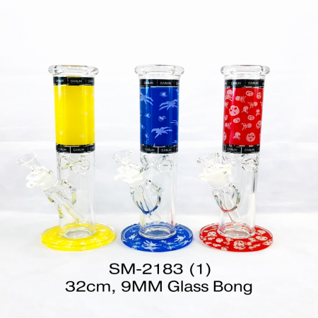 Bong Glass DK6491 (32cm,9mm Glass Bong) SM-2183-1