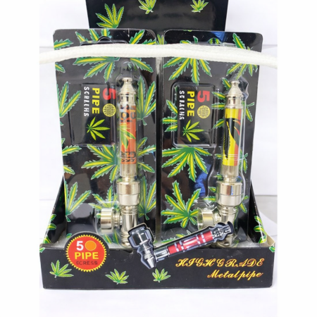 SMOKING METAL PIPE LARGE SM-0229 (PACK OF 12)