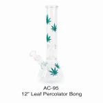 Leaf Percolator Bong Glass
