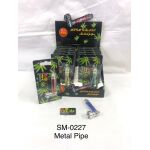SMOKING METAL PIPE SMALL SM-0227 (PACK OF 12) - Image 1
