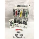 SMOKING GLASS PIPE SM-1926 (9.4 GLASS PIPE) (PACK OF 24) - Image 1