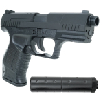 HA124 AIRSOFT PISTOL WITH SILENCER - Image 1