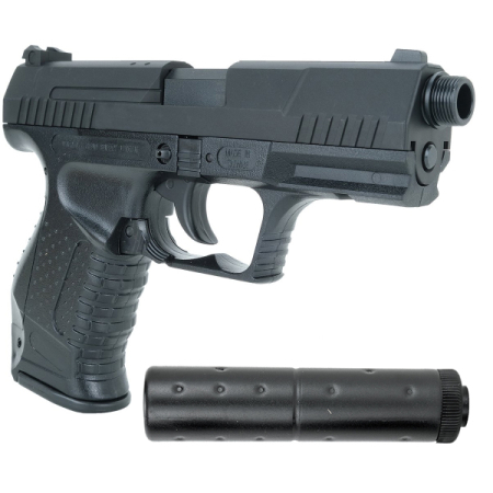 HA124 AIRSOFT PISTOL WITH SILENCER
