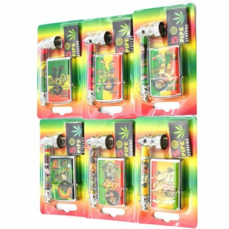 SMOKING METAL PIPE TZ-1003 (50 Pipe screens, Length : 85mm) (PACK OF 12)