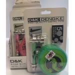 GLASS PIPE WITH ACRYLIC GRINDER 50MM (PACK OF 6) - Image 1