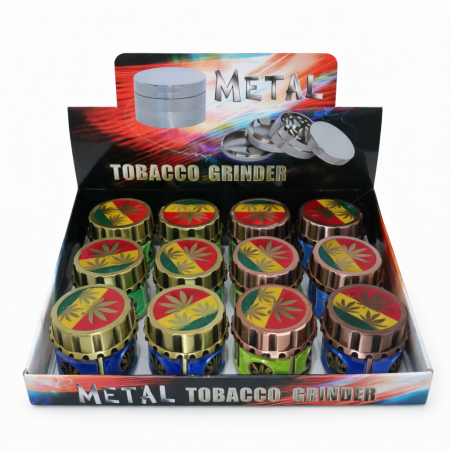 HX118K-1MY-DY-CL 45MM ALL MAGNET METAL GRINDER (PACK OF 12)