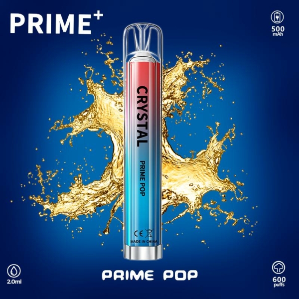 CRYSTAL PRIME PLUS 600 PUFFS DISPOSABLE VAPE PACK OF 10 PRIME POP Trimex Wholesale Ireland CRYSTAL PRIME PLUS 600 PUFFS DISPOSABLE VAPE PACK OF 10 PRIME POP Trimex Wholesale Ireland