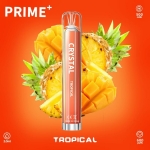 CRYSTAL PRIME PLUS 600 PUFFS DISPOSABLE VAPE PACK OF 10 – TROPICAL - Image 1