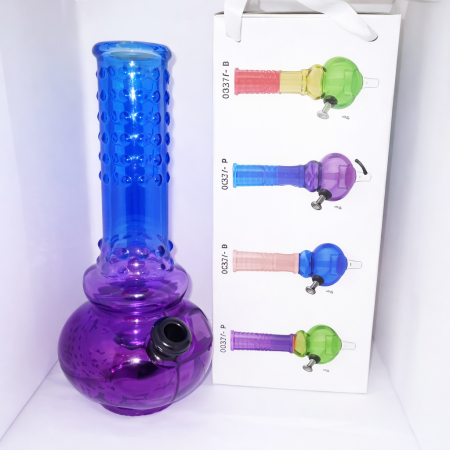 RASTA COLOUR GLASS BONG