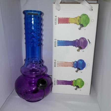 RASTA COLOUR GLASS BONG