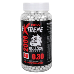 EXTREME BULLDOG 0.30G WHITE 2000 AIRSOFT BB PELLETS (NEW) - Image 1