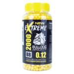 Extreme Bulldog 0.12g Yellow 2000 Airsoft BB Pellets (NEW) - Image 1