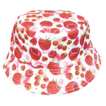 Raspberry Reversible Summer Bucket Hat