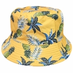 499-4 PINEAPPLE REVERSABLE SUMMER BUCKET HAT - Image 1